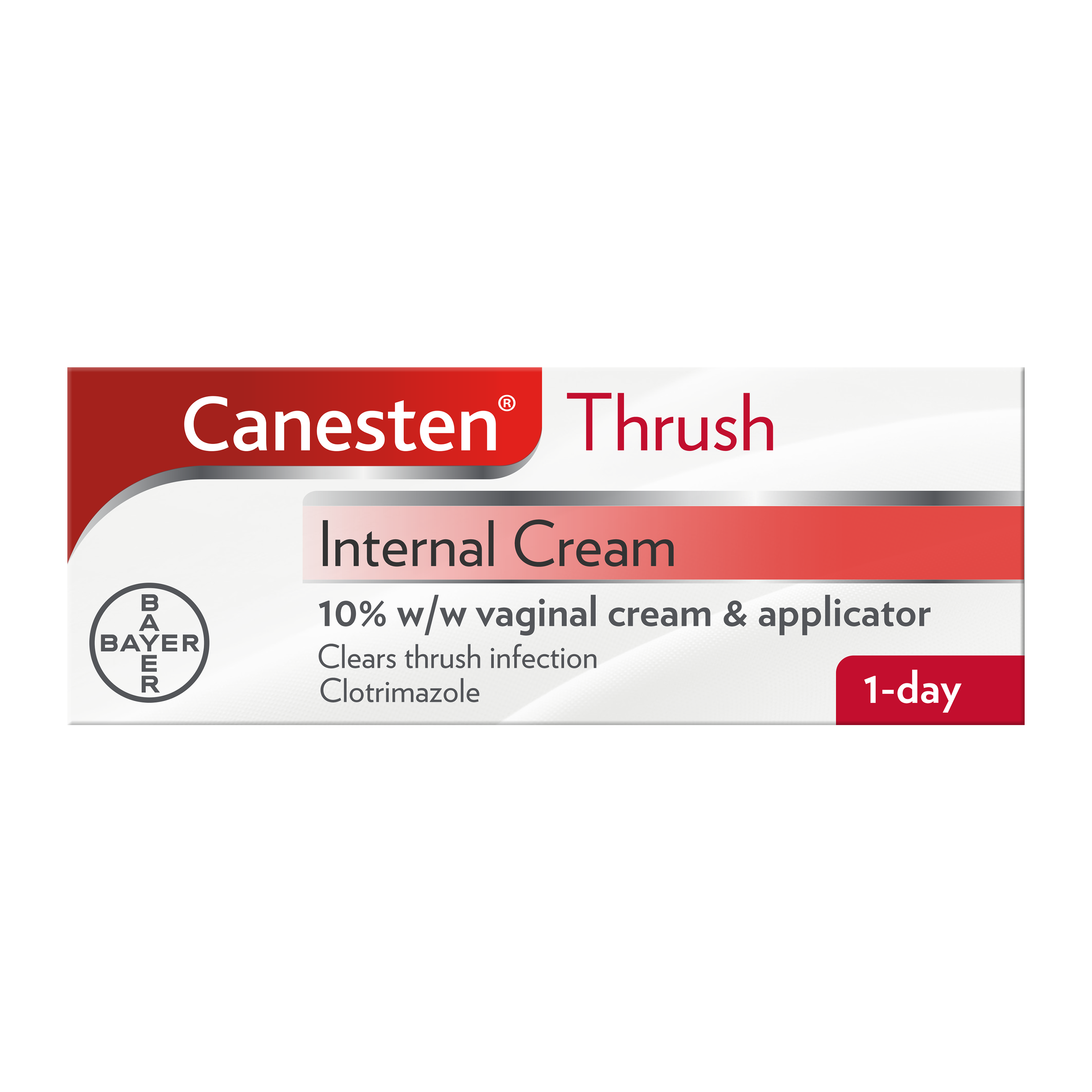 Canesten Thrush Internal Cream 10% ww vaginal cream with pre-filled applicator