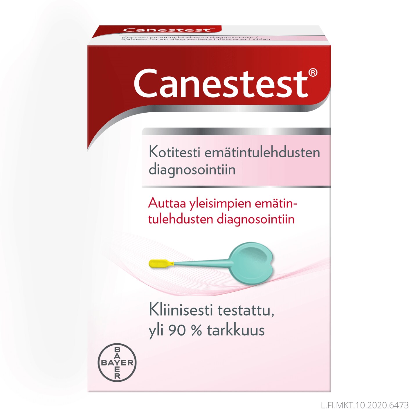Canestest Self-Test for Vaginal Infections box and swab.