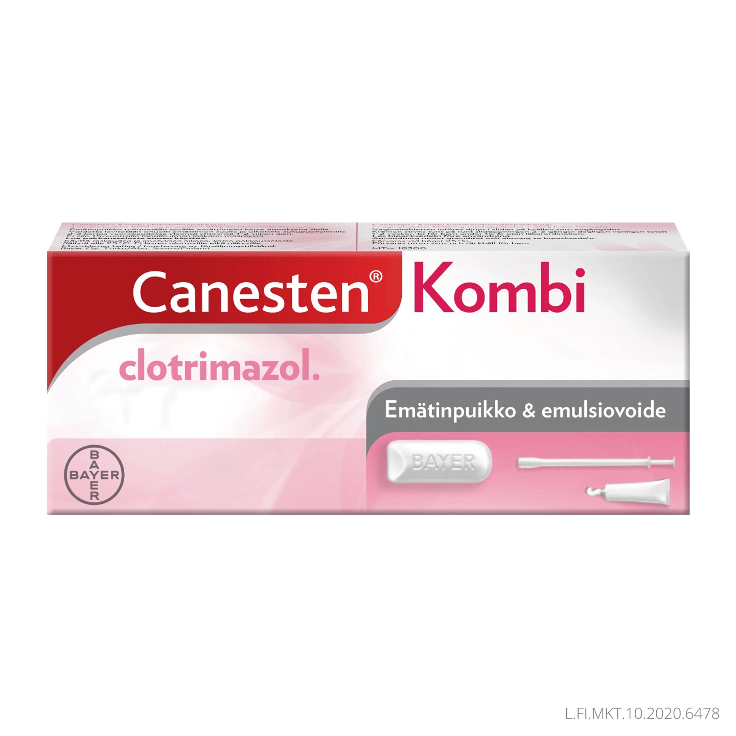 Canesten Kombi – emätinpuikko ja 10 g:n voide