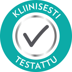 Canesbalance Kliinisesti testattu -valintamerkkikuvake.