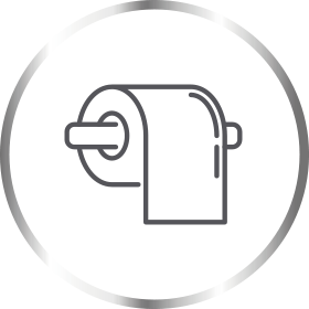 Canesten toilet paper roll icon