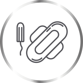 Canesten tampons and pads icon