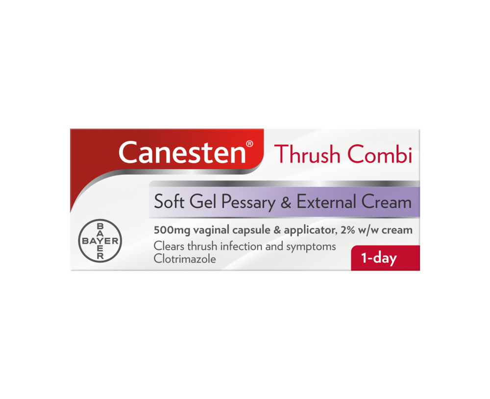 Canesten Thrush Combi Soft Gel Pessary & External Cream