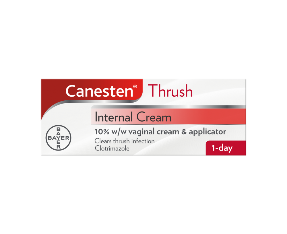 Canesten Thrush Internal Cream 10% w/w vaginal cream with pre-filled applicator