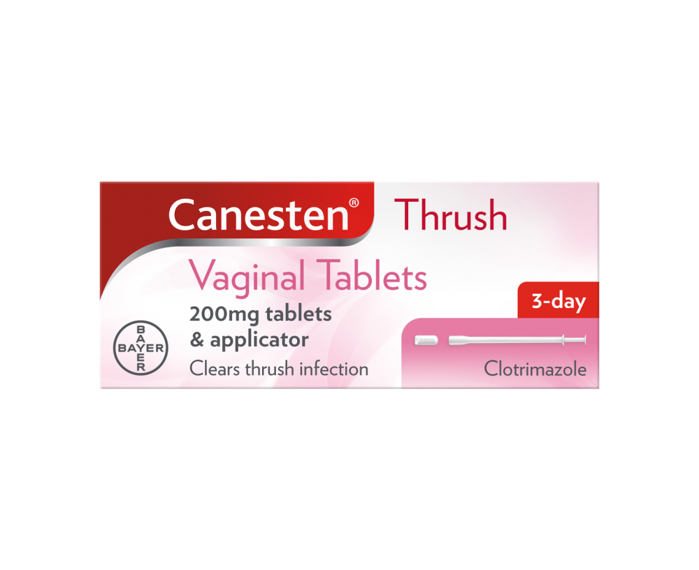 Canesten Thrush Vaginal Tablets 200mg tablets and application