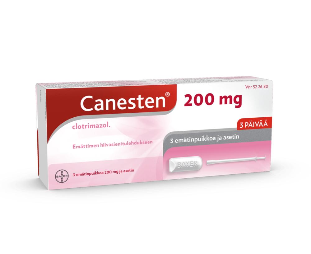 Canesten 200 mg emätinpuikot