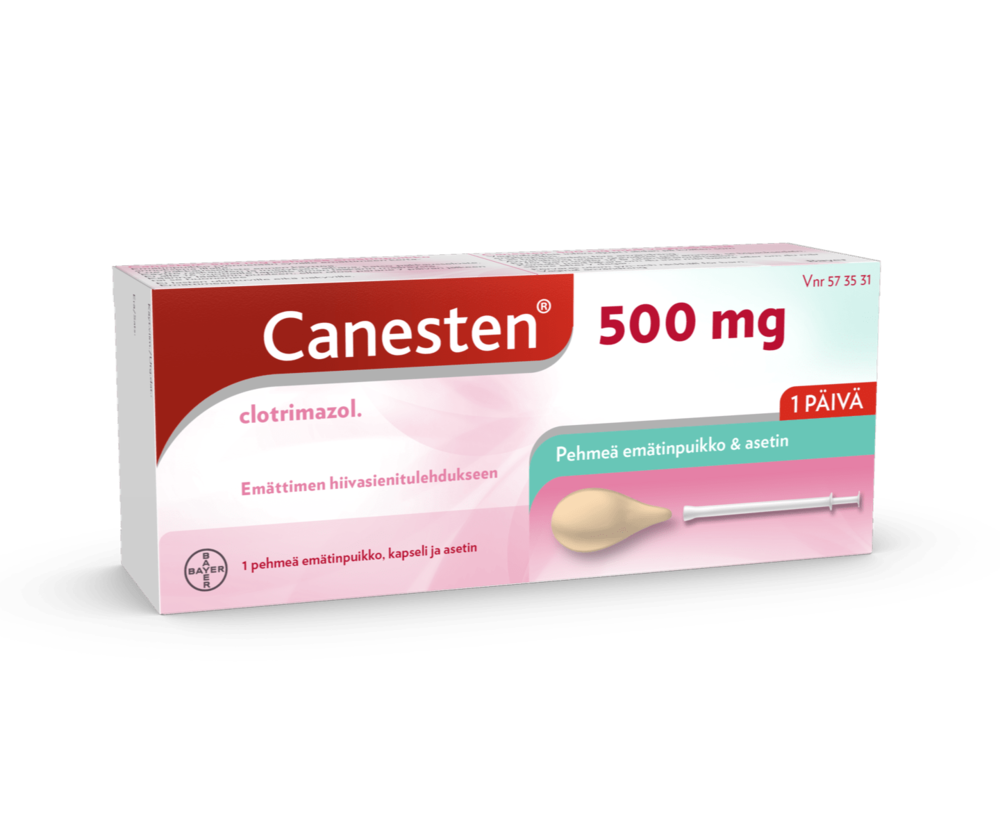 Canesten 500 mg pehmeä emätinpuikko