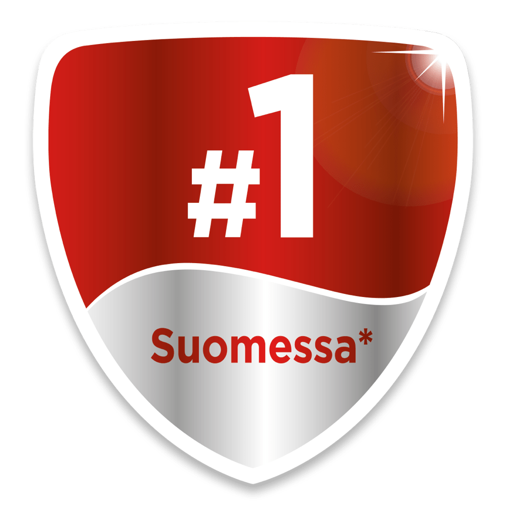 Canesten-merkki: #1 Suomessa ja kuvateksti alapuolella: Tamro BRIGHT Pharmacy Market, OTC VYI-segment, YTD 11/2020